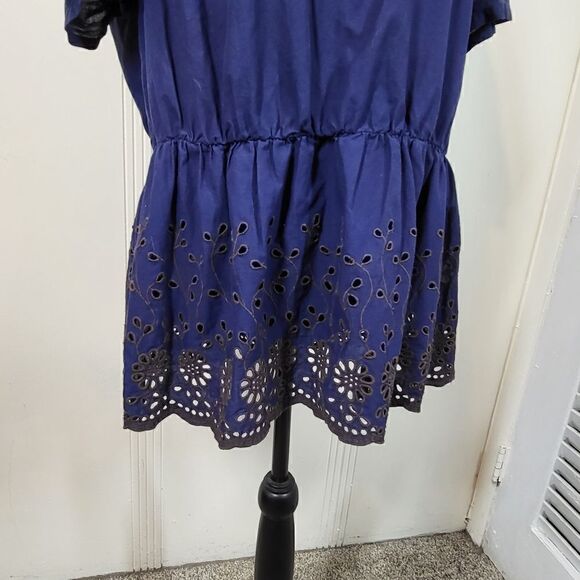 Plus Size Lane Bryant Blue Top - Picture 8 of 12